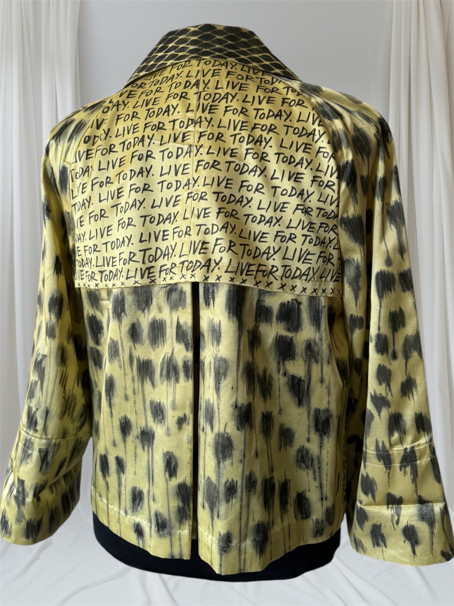 womens chartreuse custom coat