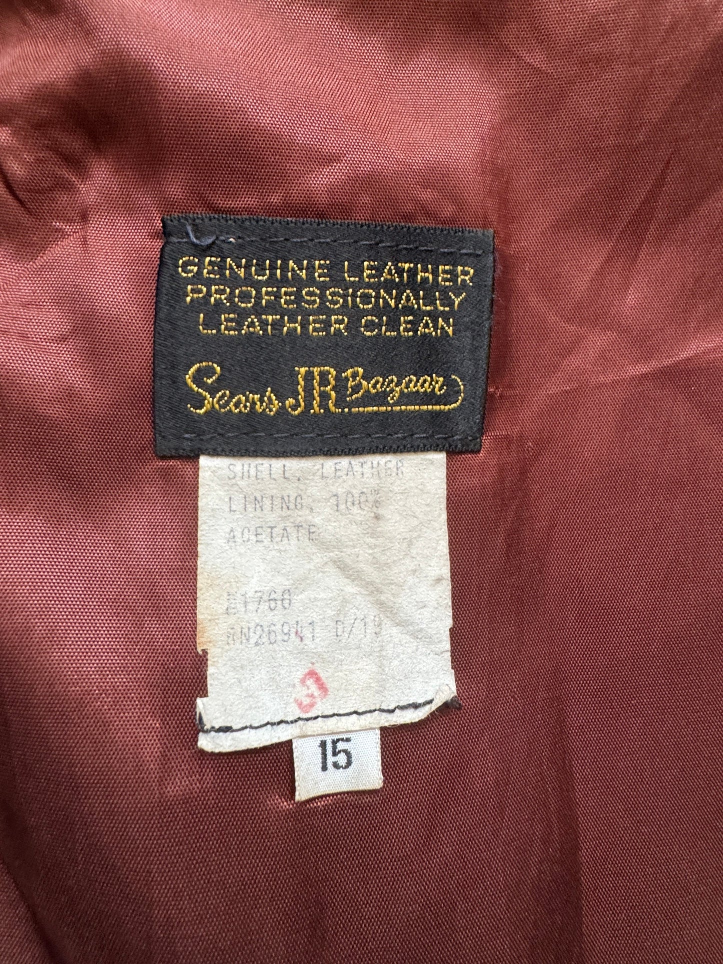 Women's 1970's Brown Vintage Leather Trench Coat, M