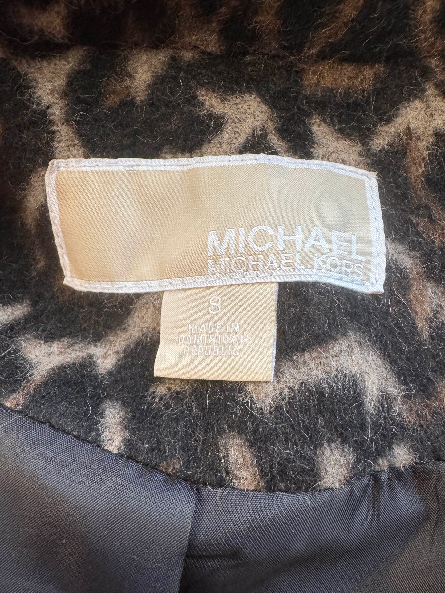 Leopard Print Statement Coat, S