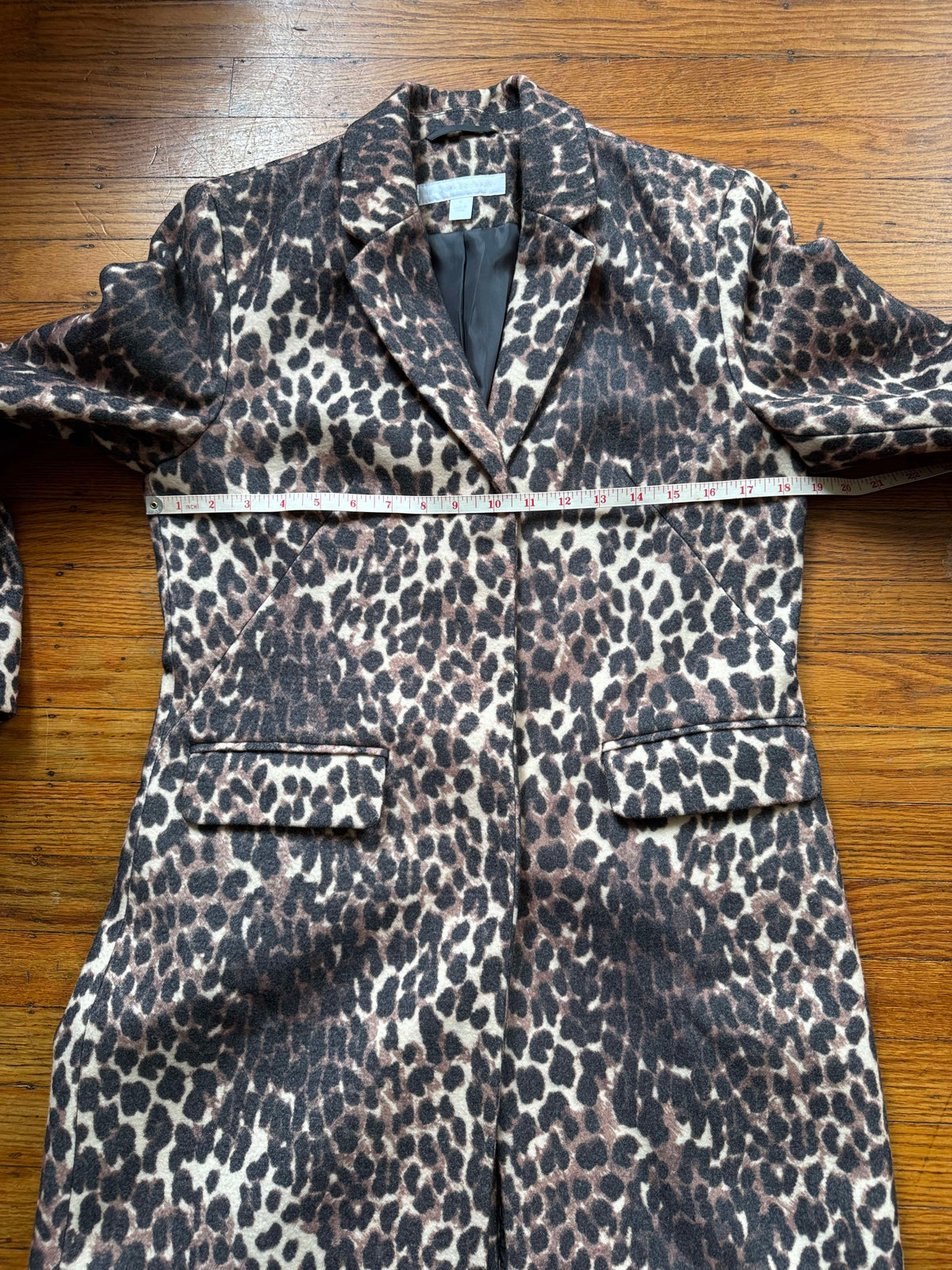 Leopard Print Statement Coat, M