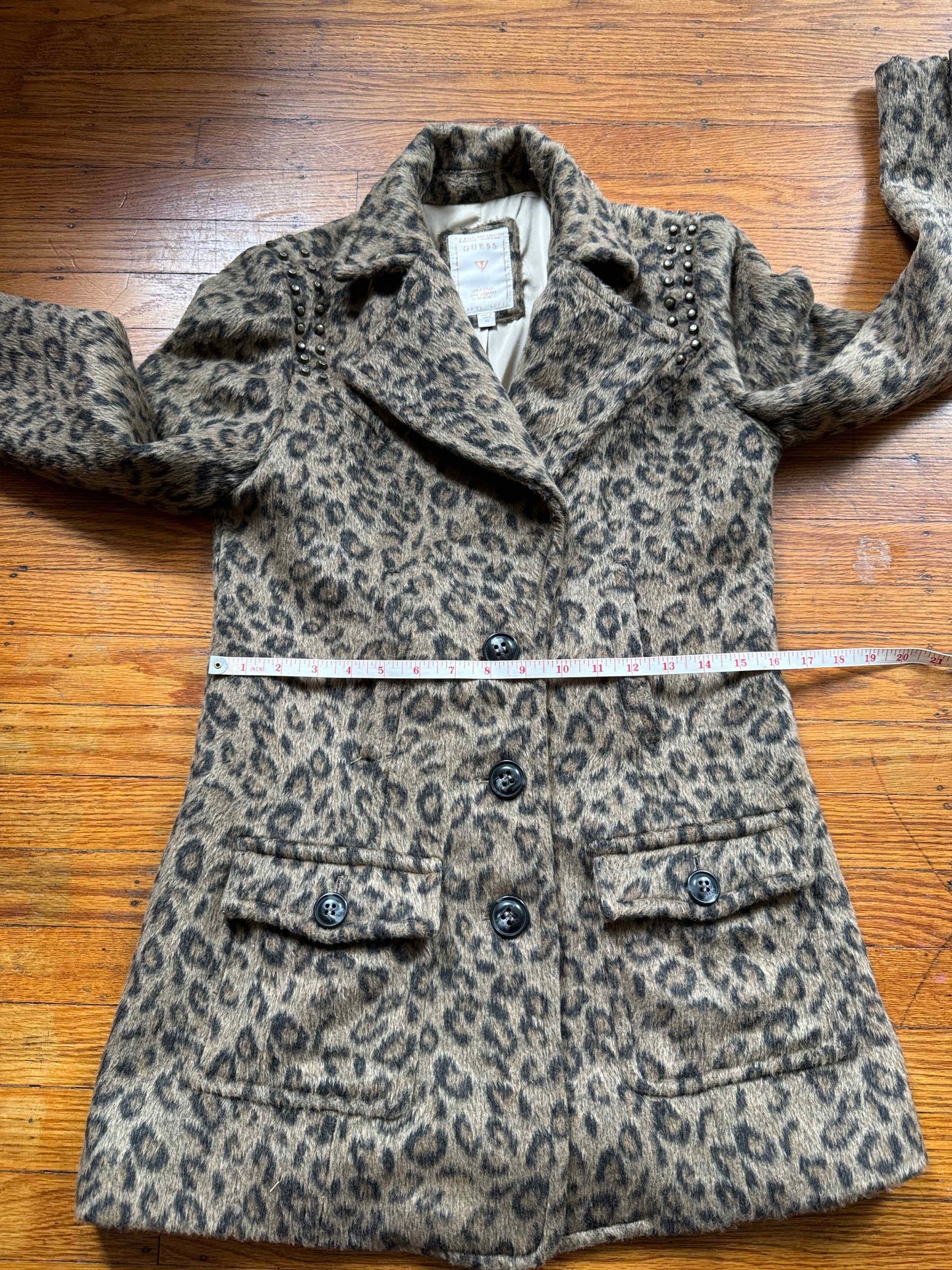Leopard Print Statement Coat, XS