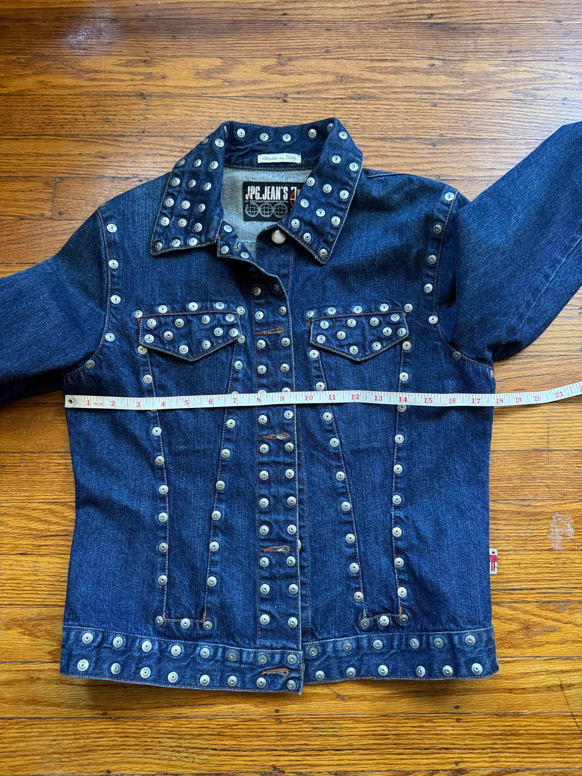 Jean Paul Gaultier (JPG Jeans) Studded Denim jacket Size M/8