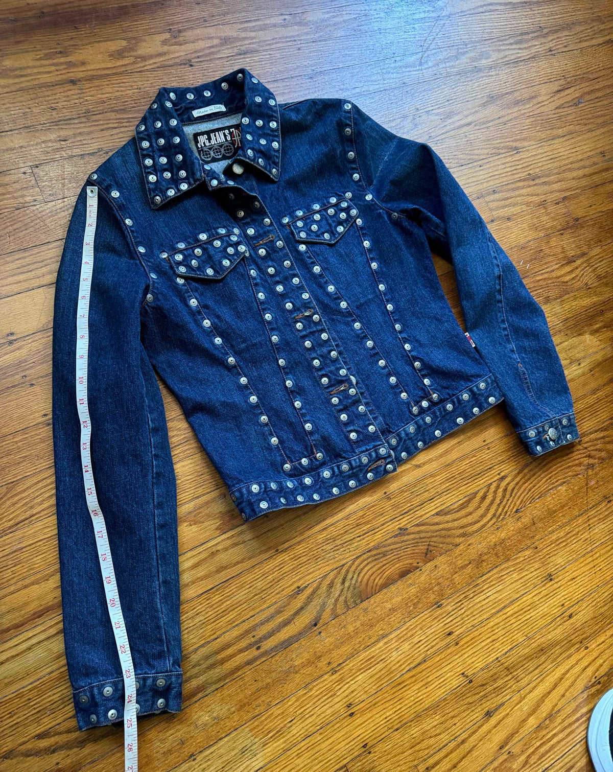 Jean Paul Gaultier (JPG Jeans) Studded Denim jacket Size M/8