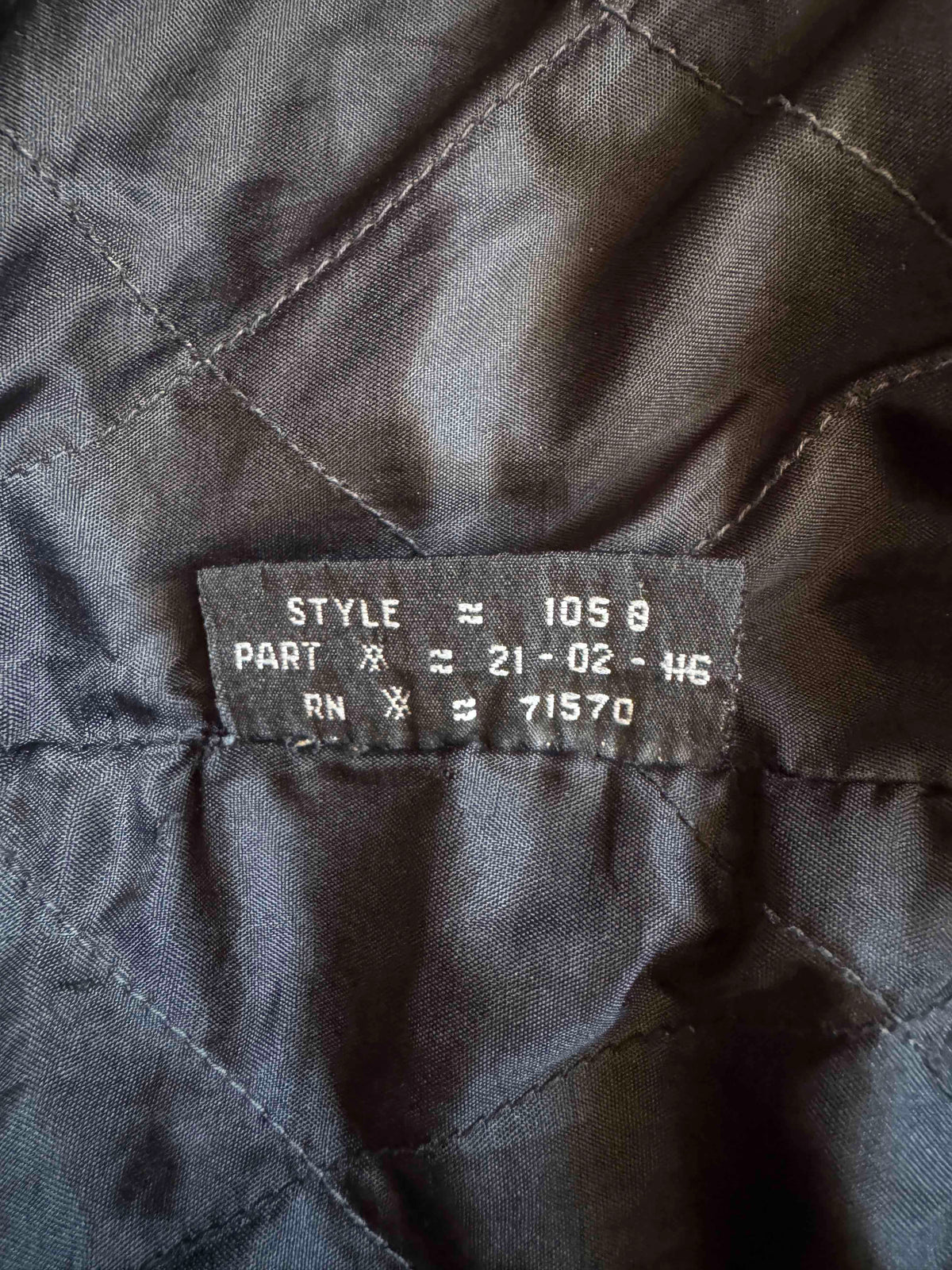 Men's Vintage Black Leather Motorcycle Jacket, M 42