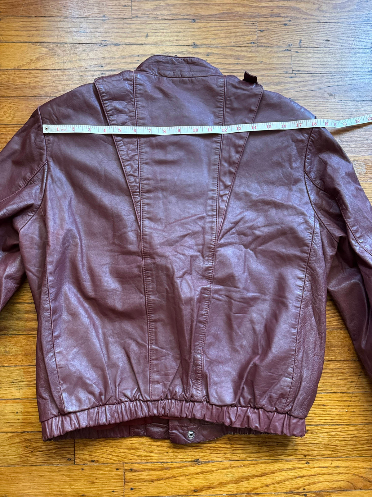 Men's 1970's Brown Vintage Leather Jacket, M/ 42
