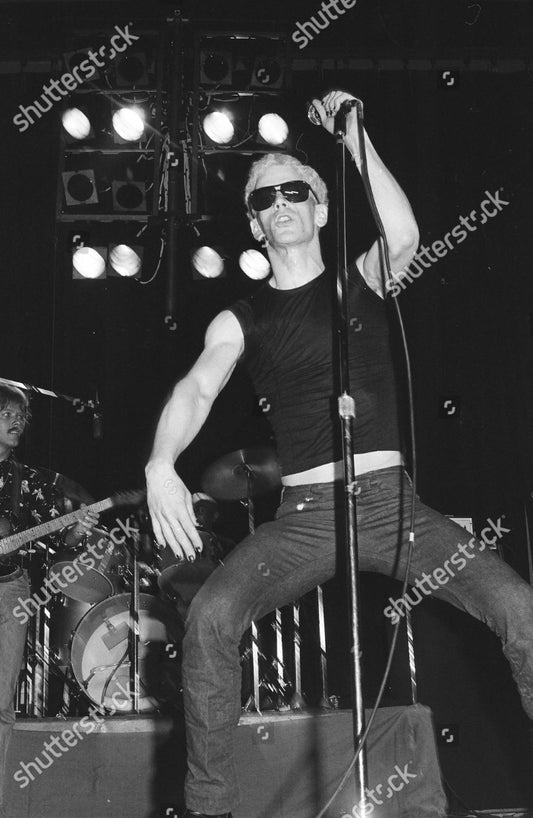 Lou Reed in concert at Bottom Line, East Village, Manhattan, New York - 1970s