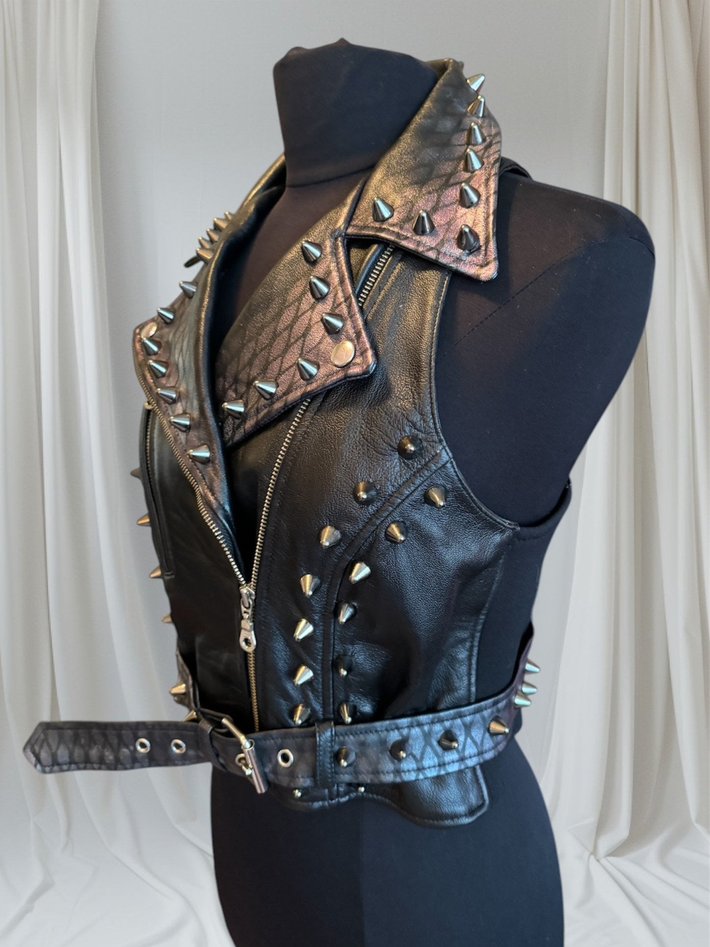 womens studded vest