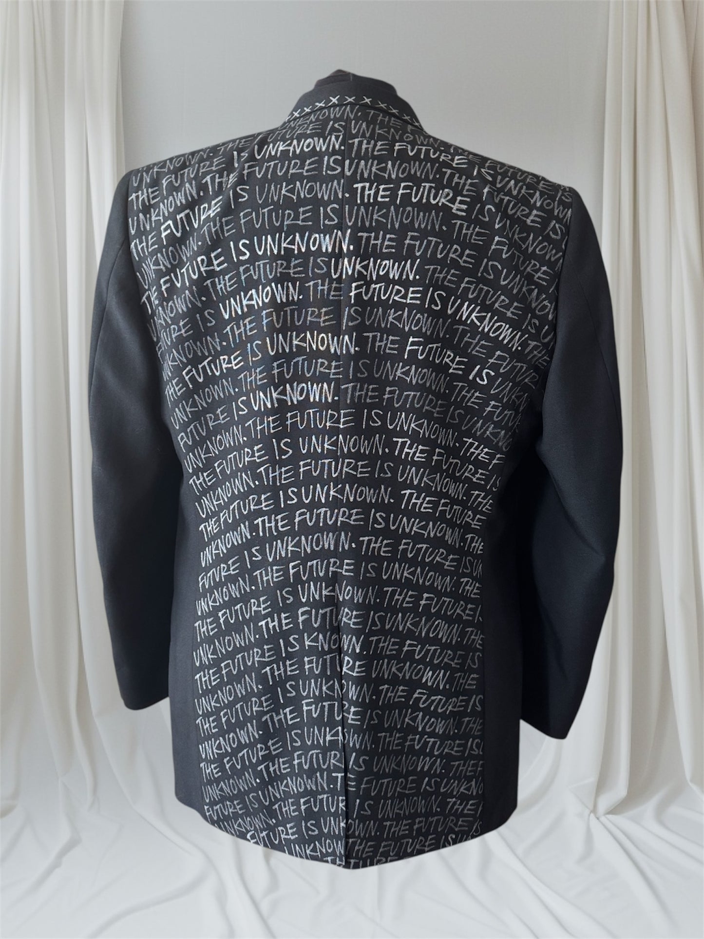Punk Suit Jacket- The Future is Unknown -L- 44L