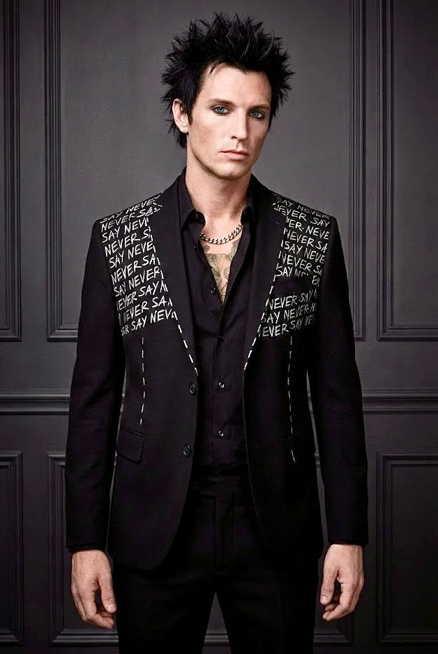 Punk Suit Jacket - Never Say Never - S US 38S