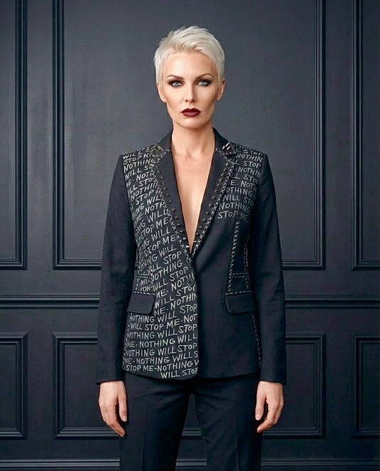 Women’s Punk Suit Jacket – Nothing Will Stop Me – M US6