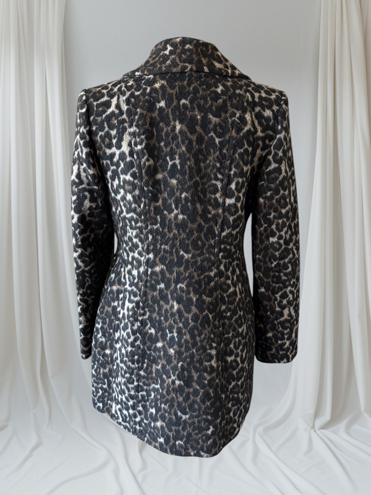 Leopard Print Statement Coat, S