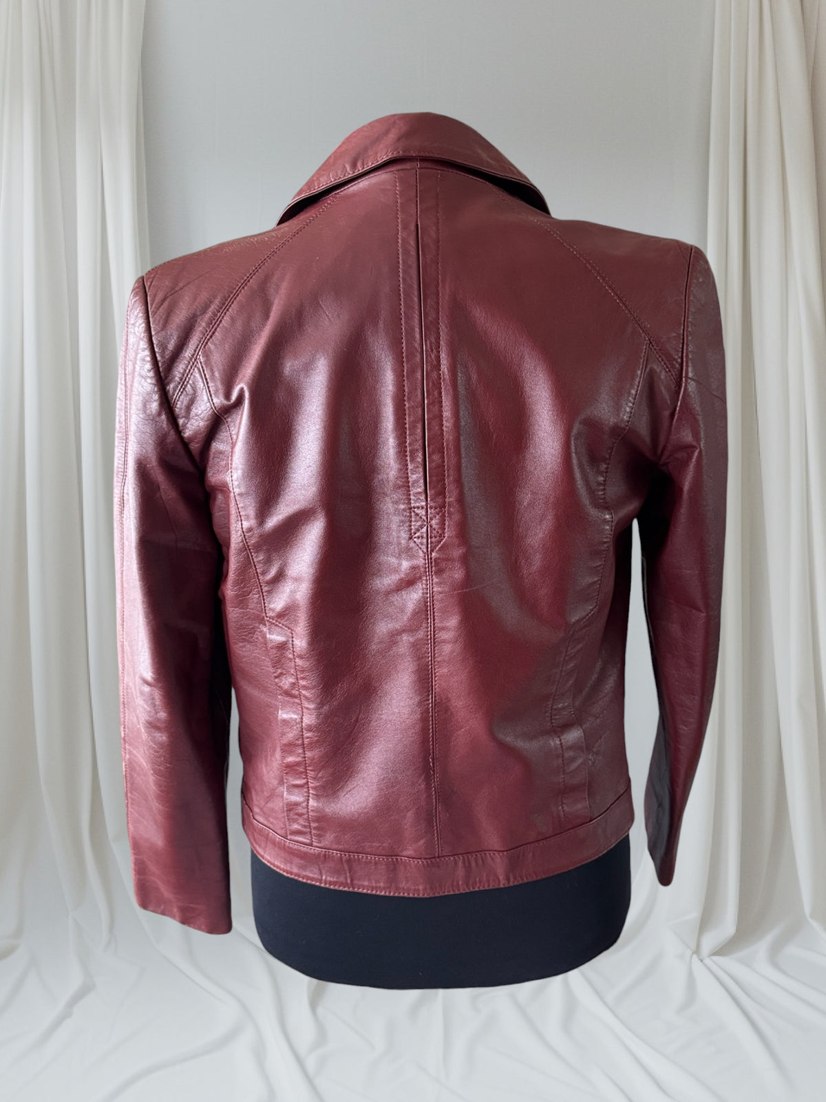 Men's 1970's Brown Vintage Leather Jacket, M 38