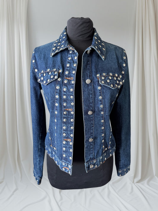 Jean Paul Gaultier (JPG Jeans) Studded Denim jacket Size M/8