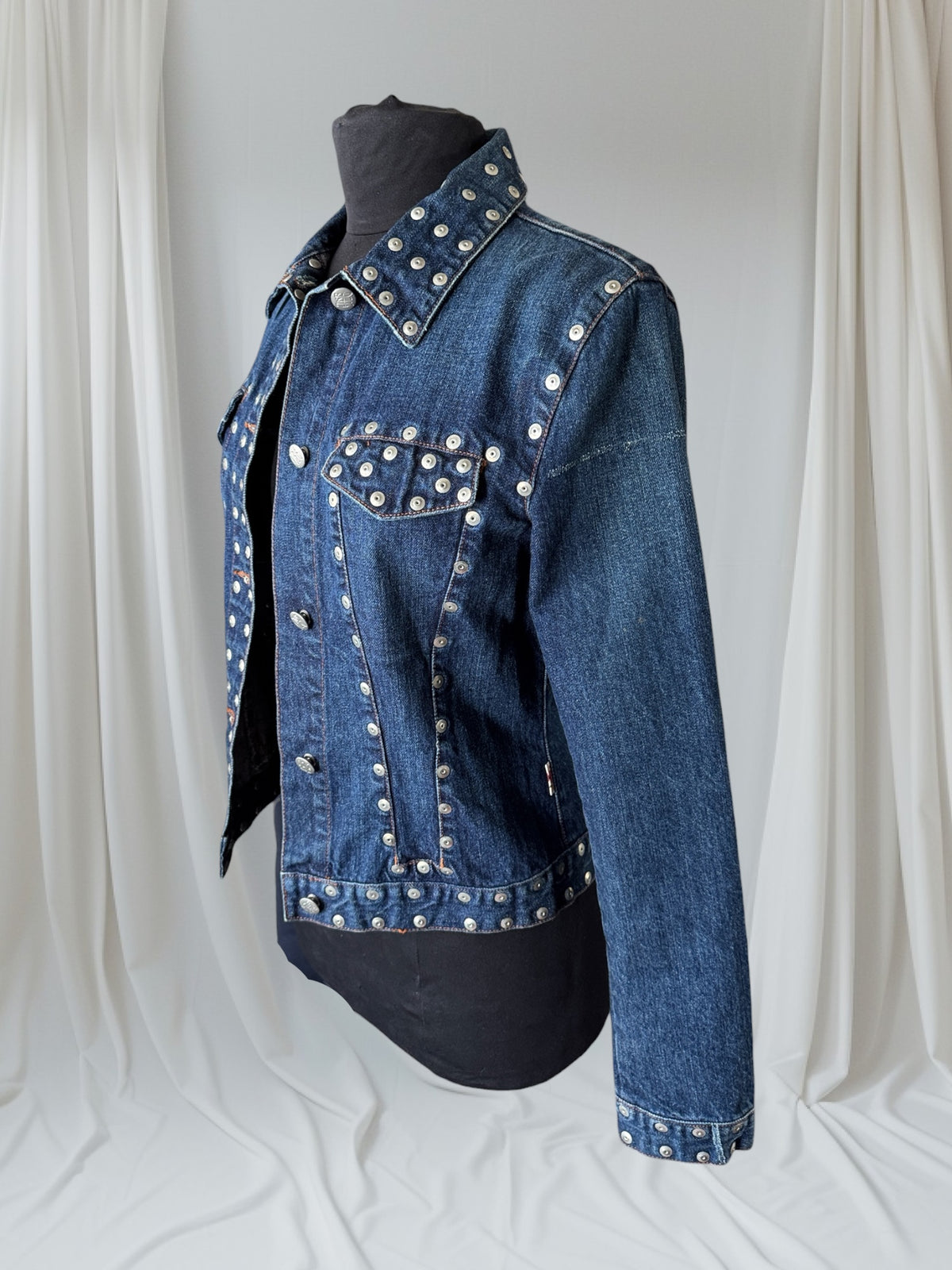 Jean Paul Gaultier (JPG Jeans) Studded Denim jacket Size M/8