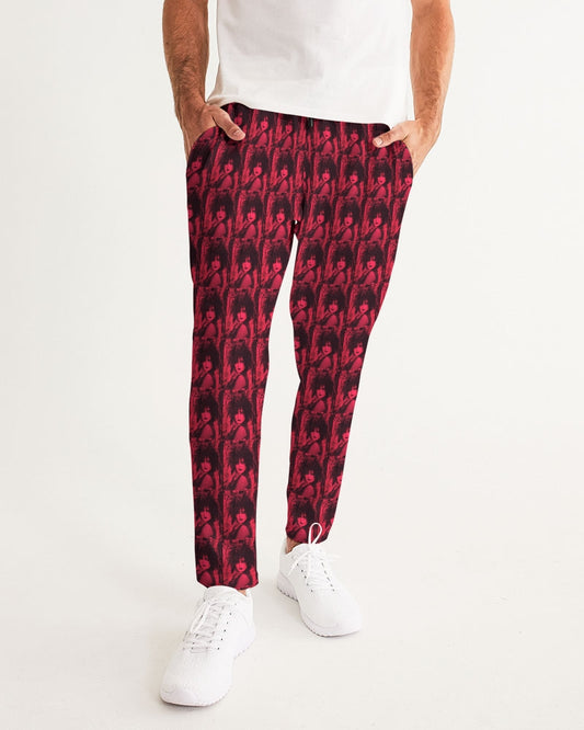 Red Siouxsie Men's All-Over Print Joggers