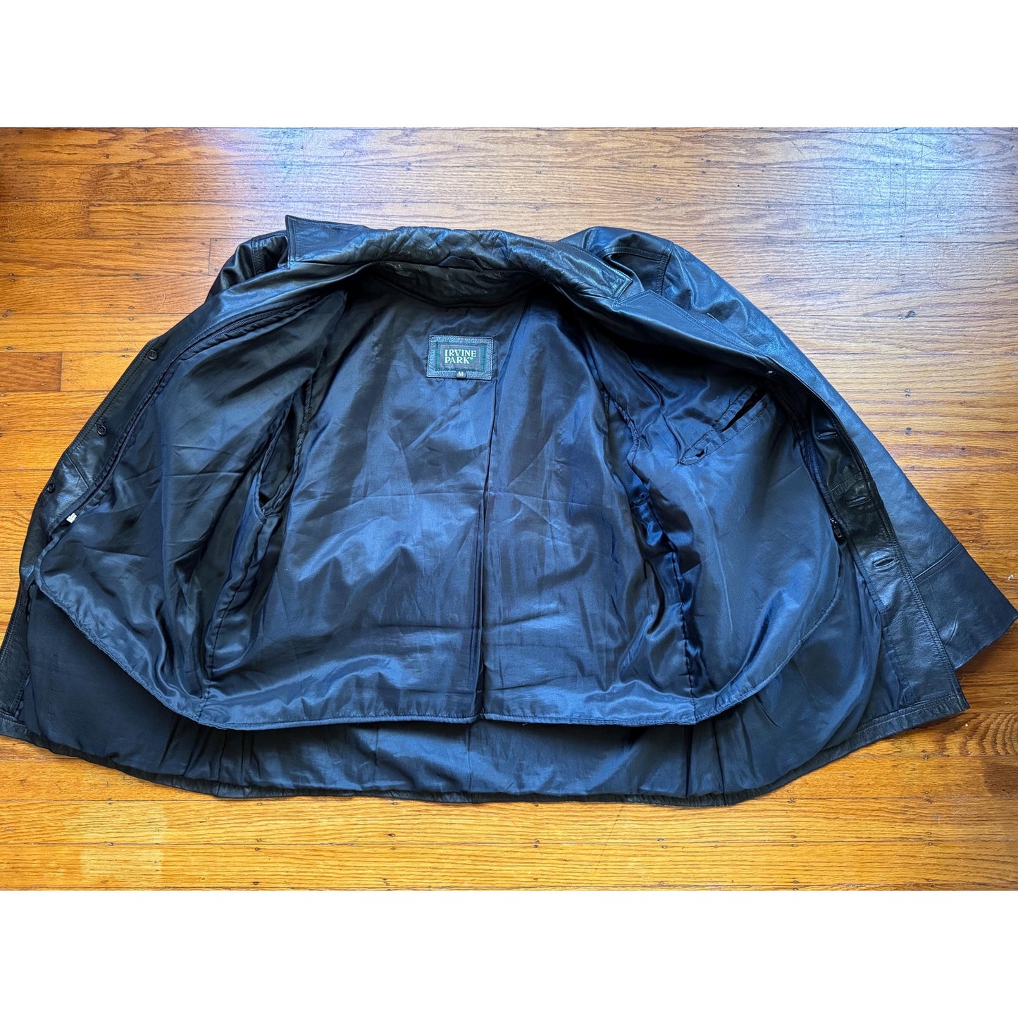 Men's Vintage Leather Jacket, X-Large, 46