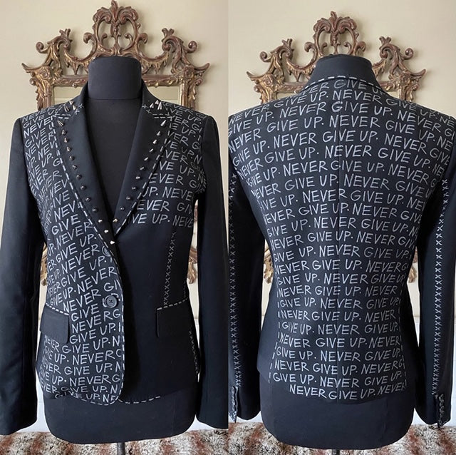 One-of-a-kind alternative fashion blazer