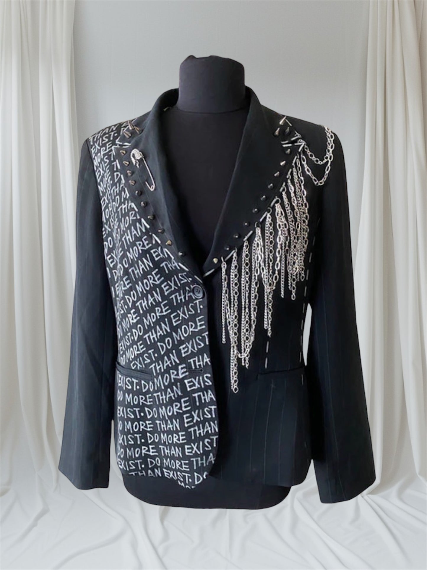 Women’s Punk Suit Jacket – Do More Than Exist – XL