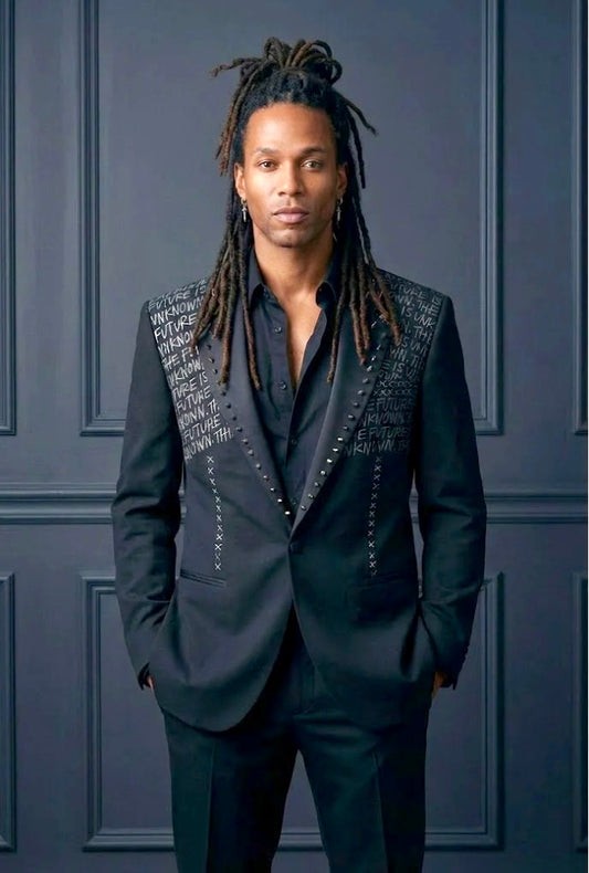 Punk Tuxedo Jacket - The Future is Unknown - L US42R