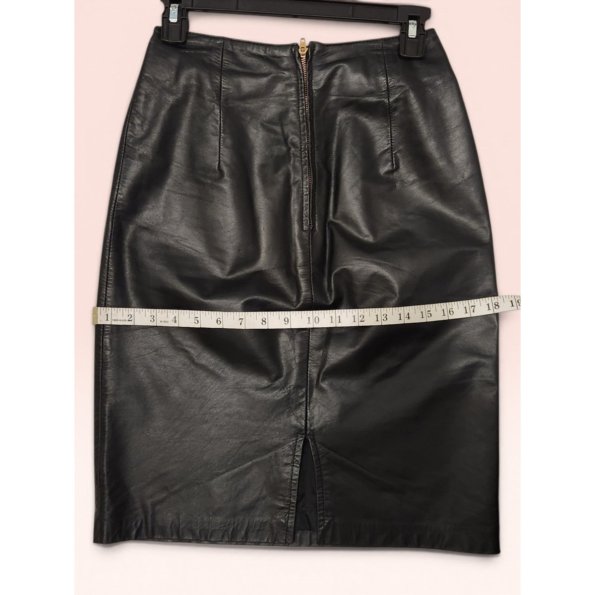 Leather Skirt S-M 25" waist
