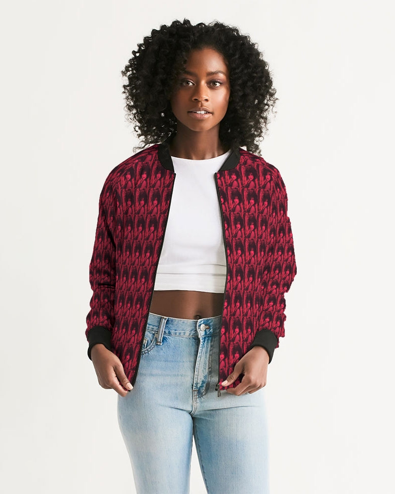 Red Siouxsie Women's Bomber Jacket