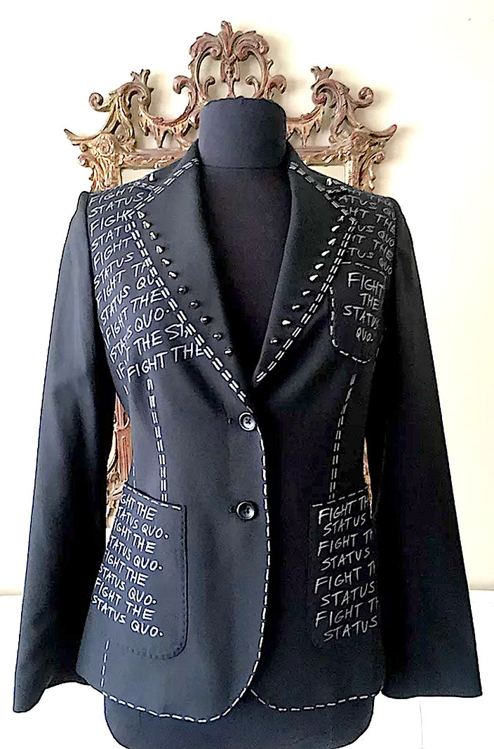 FIGHT THE STATUS QUO Size 4 Womens Suit Jacket