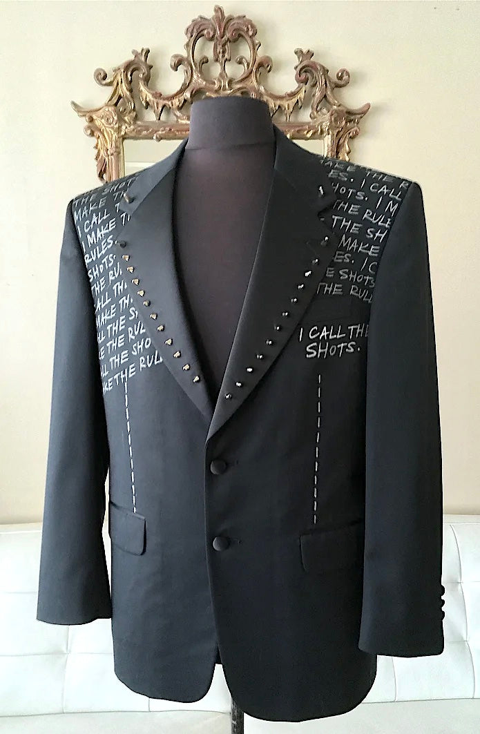 I CALL THE SHOTS. I MAKE THE RULES TUXEDO 38-39 Mens Suit Jacket