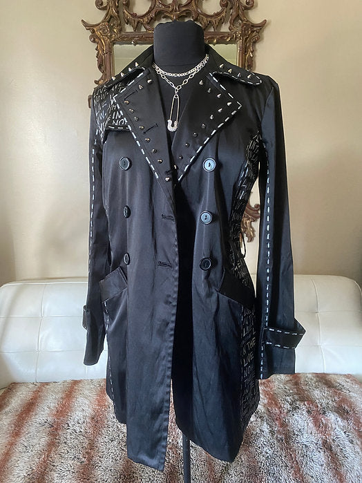 punk trench coat