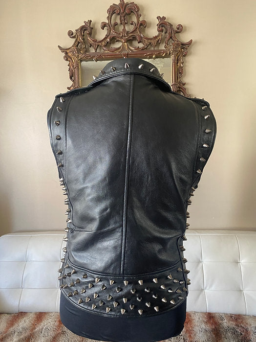 mens studded vest