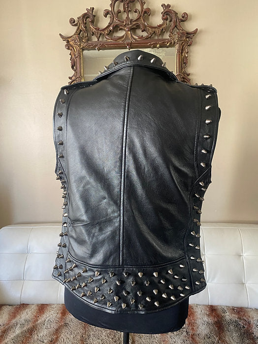 mens studded vest