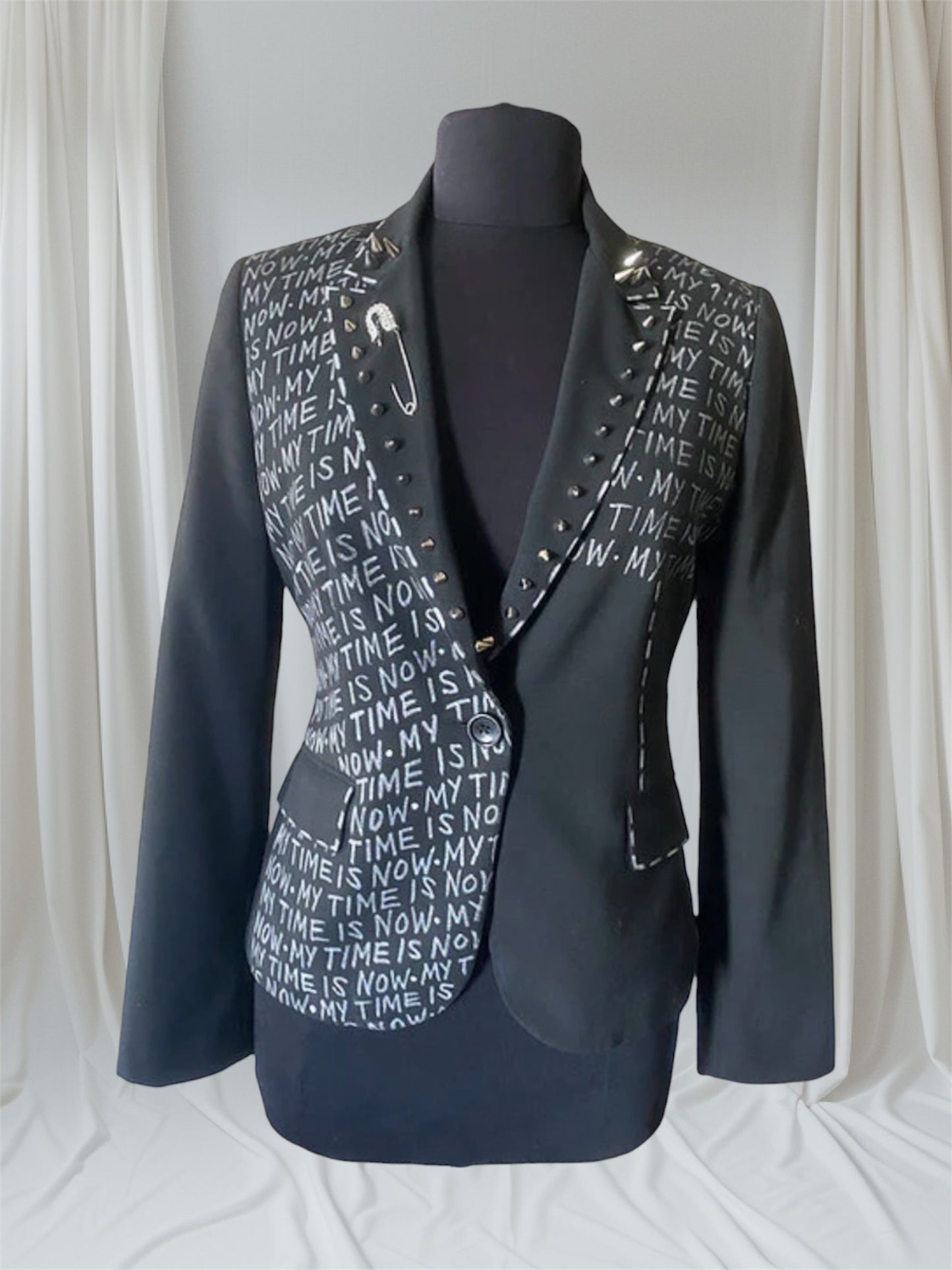 Women’s Punk Suit Jacket – My Time Is Now – Size M - 8