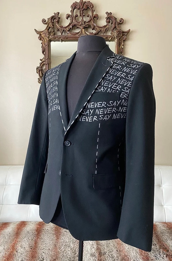 NEVER SAY NEVER Size 38S Mens Suit Jacket