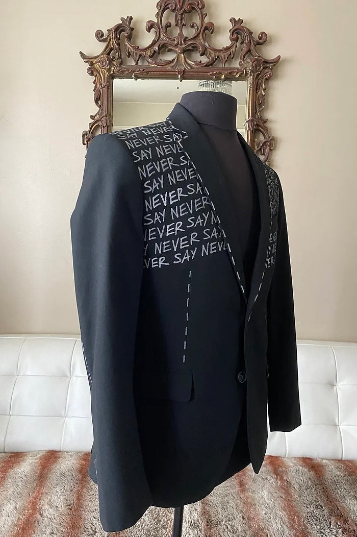 NEVER SAY NEVER Size 38S Mens Suit Jacket