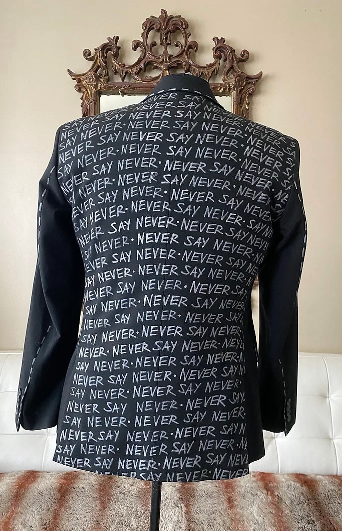 NEVER SAY NEVER Size 38S Mens Suit Jacket