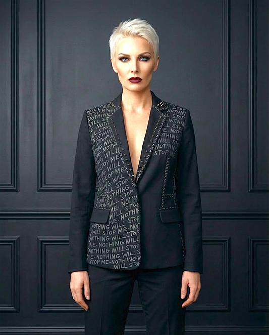 Women’s Punk Suit Jacket – Nothing Will Stop Me – M US6