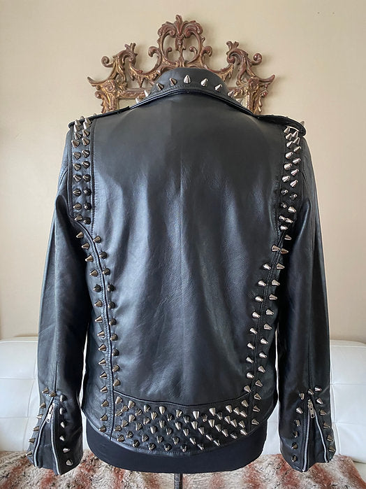 studded motorcycle jacket