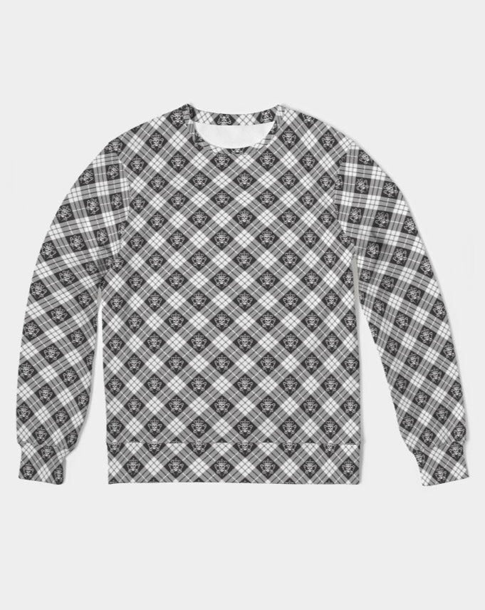 Mens Tartan Crewneck Pullover