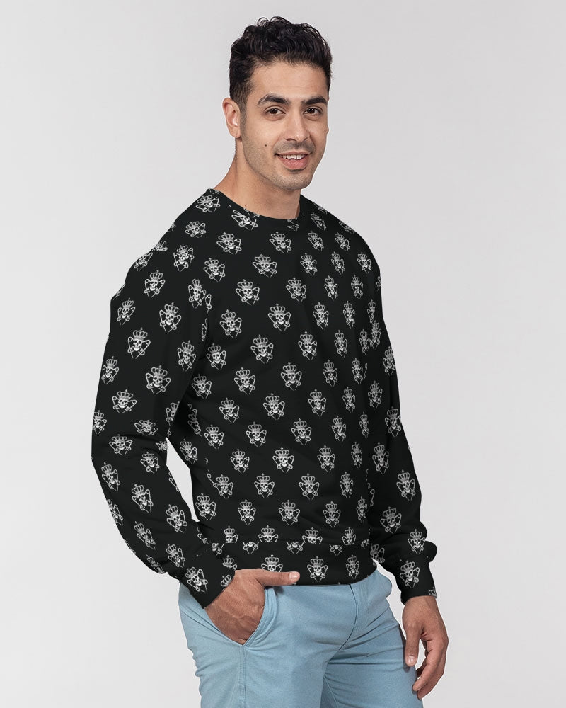 Mens Logo Pattern Sweatshirt