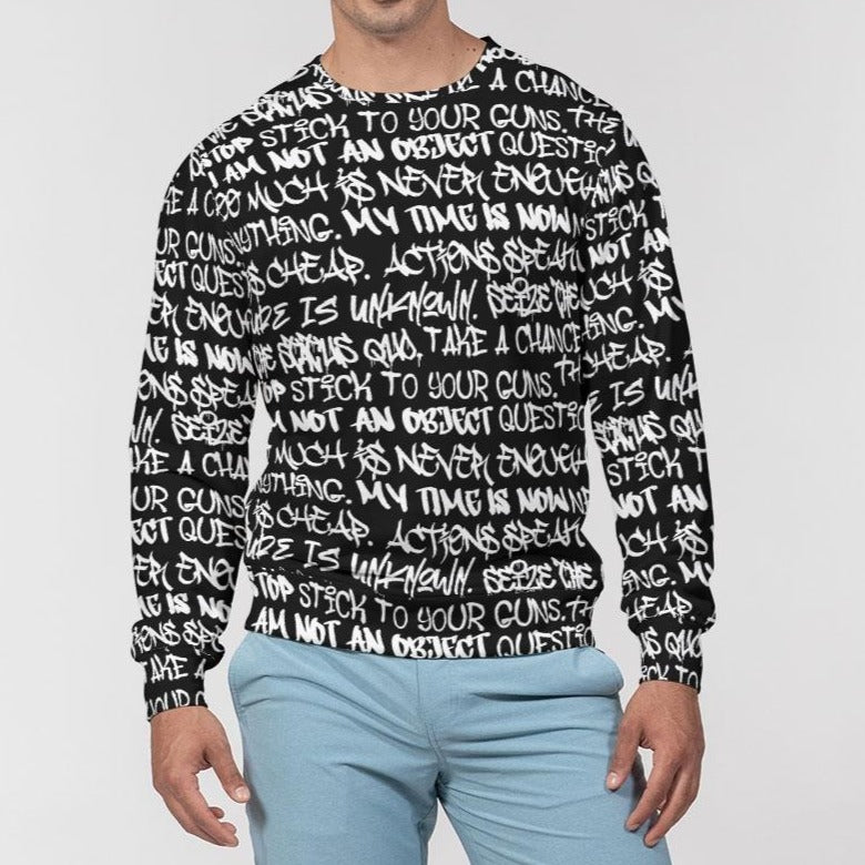 Black and White Graffiti Sweatshirt