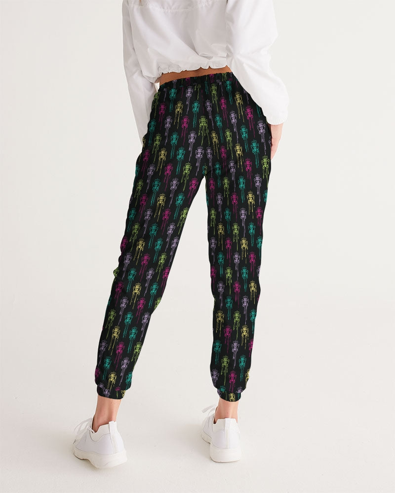 Women's Track Pants with color logo drip