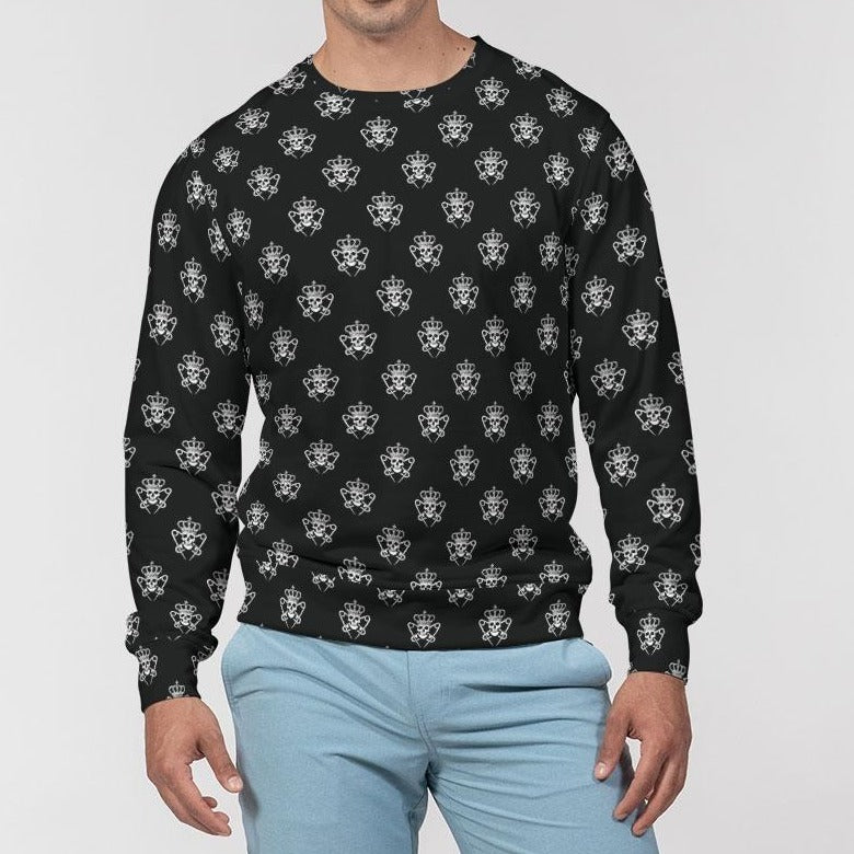 Mens Logo Pattern Sweatshirt