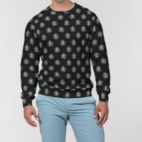 Mens Logo Pattern Sweatshirt