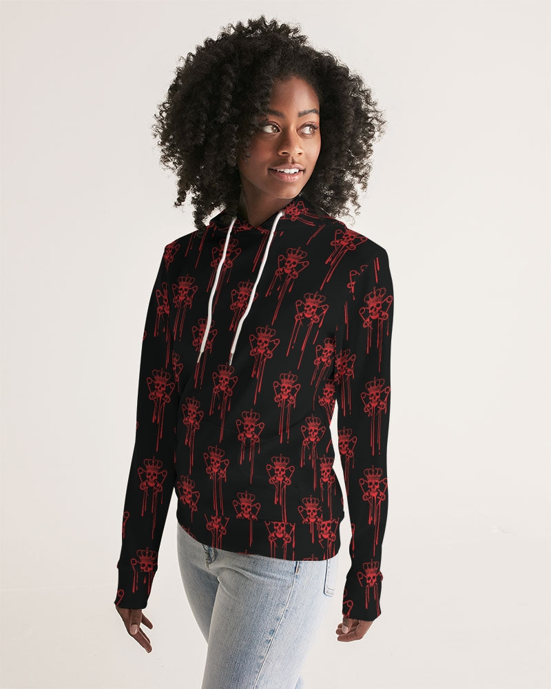 Punk Majesty Red Logo Drip Women's Hoodie