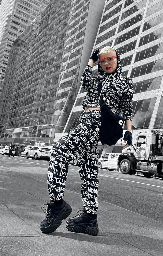 Empowering Graffiti Women's Track Pants