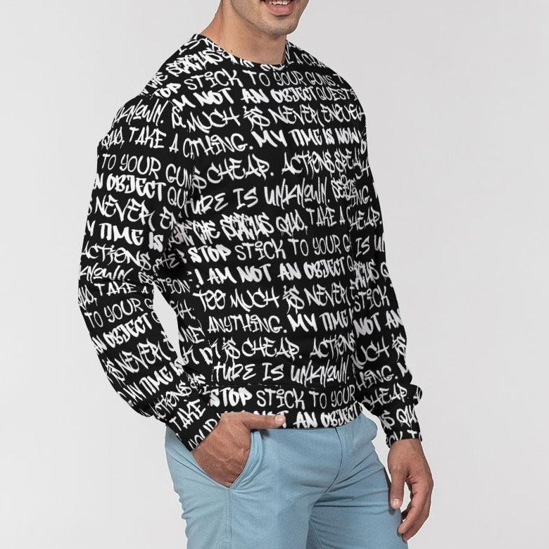 Black and White Graffiti Sweatshirt