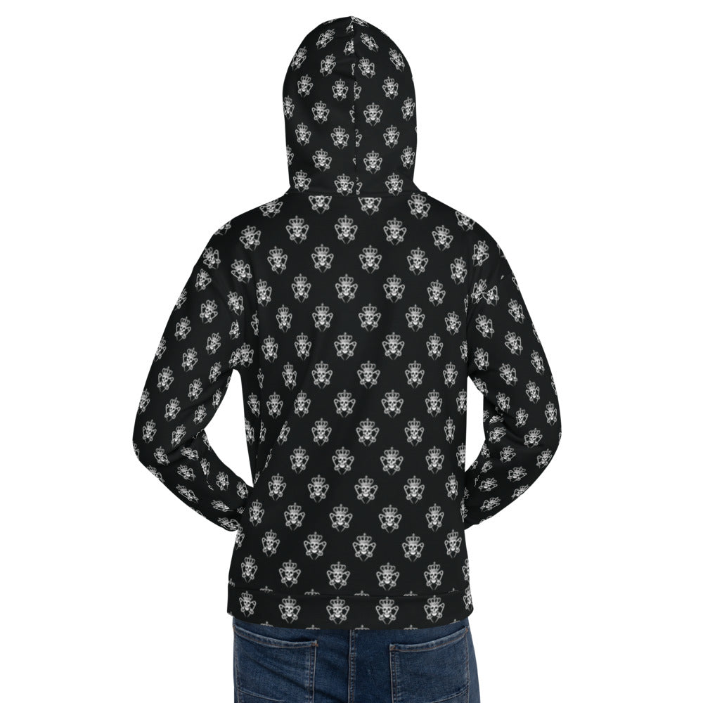 Logo Pattern Hoodie