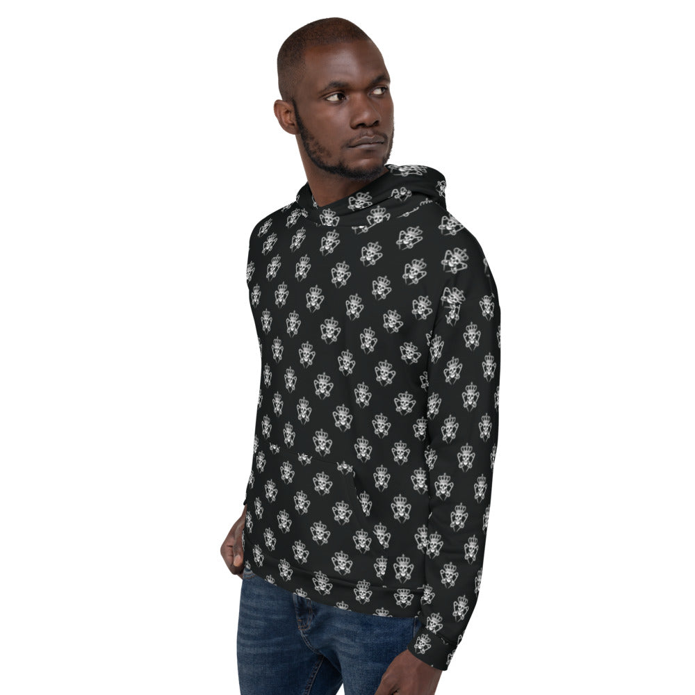 Logo Pattern Hoodie