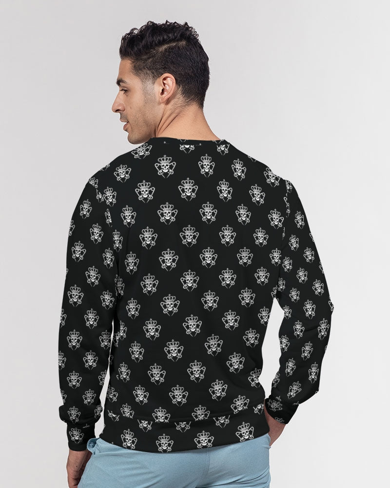 Mens Logo Pattern Sweatshirt