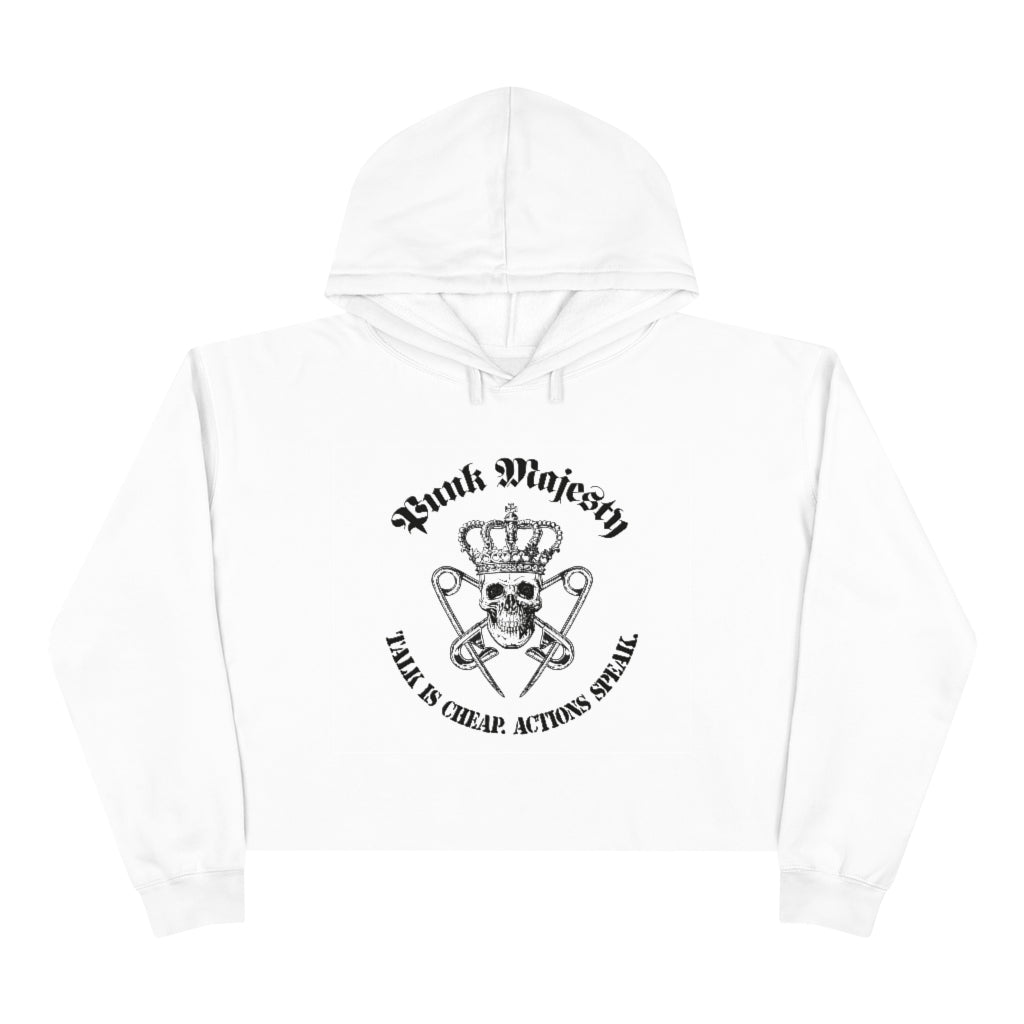 Punk Majesty Crop Hoodie