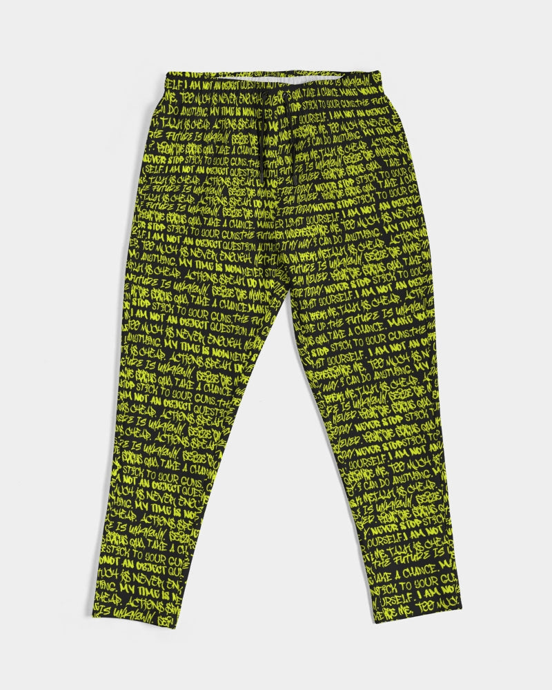 Black & Neon Graffiti Men's Joggers